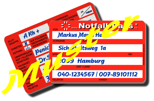 Notfall-Pass